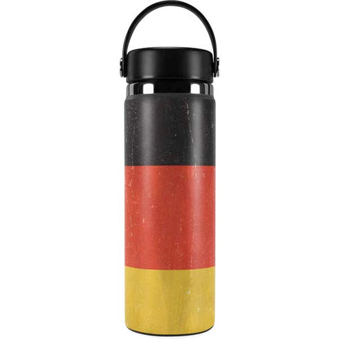 German Flag Distressed Hydro Flask 20oz Wide Mouth Skin