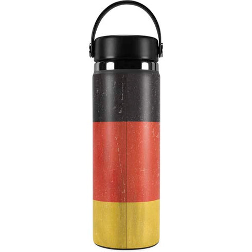 German Flag Distressed Hydro Flask 20oz Wide Mouth Skin