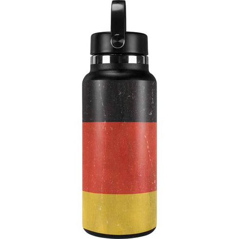 German Flag Distressed Hydro Flask 32oz Wide Mouth Skin