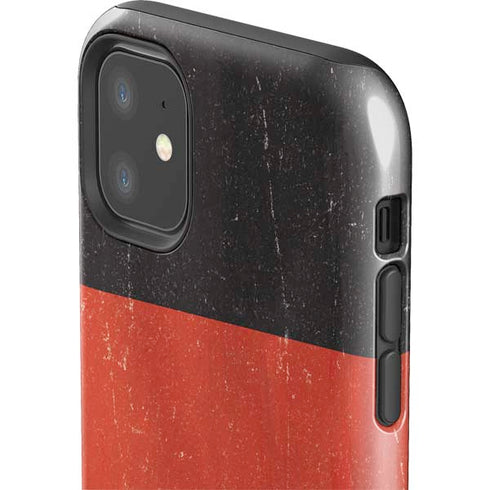 German Flag Distressed iPhone 11 Impact Case