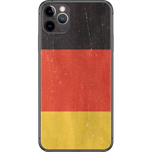 German Flag Distressed iPhone 11 Pro Max Skin