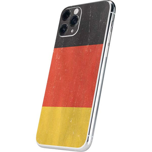 German Flag Distressed iPhone 11 Pro Skin