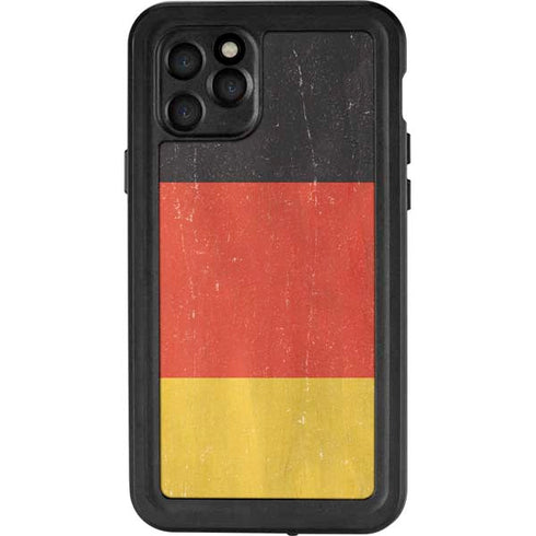 German Flag Distressed iPhone 11 Pro Waterproof Case