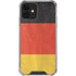 German Flag Distressed iPhone 12 Clear Case