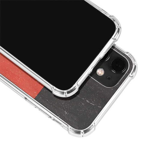 German Flag Distressed iPhone 12 Clear Case