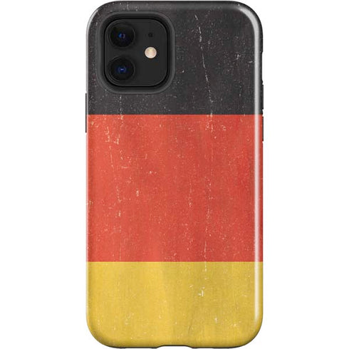 German Flag Distressed iPhone 12 Impact Case