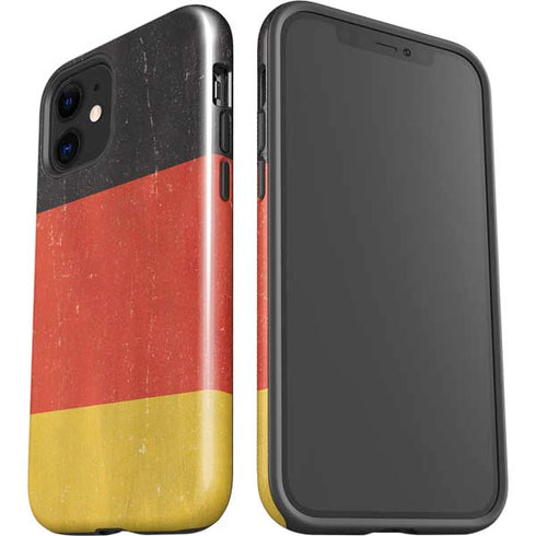 German Flag Distressed iPhone 12 Impact Case