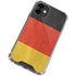 German Flag Distressed iPhone 12 Mini Clear Case