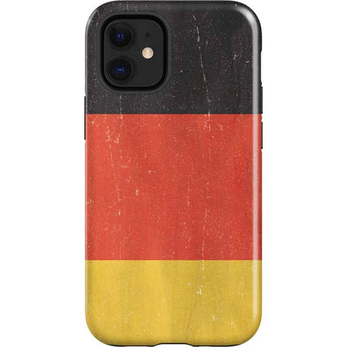 German Flag Distressed iPhone 12 Mini Impact Case