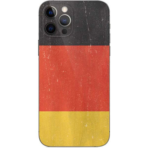 German Flag Distressed iPhone 12 Pro Skin