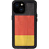 German Flag Distressed iPhone 13 Mini Waterproof Case