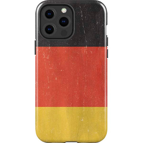 German Flag Distressed iPhone 13 Pro Max Impact Case