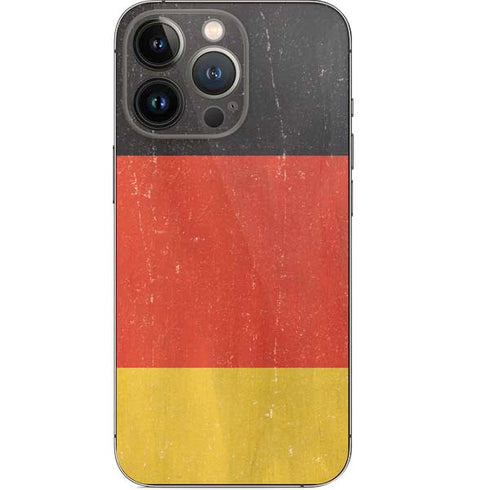 German Flag Distressed iPhone 13 Pro Skin