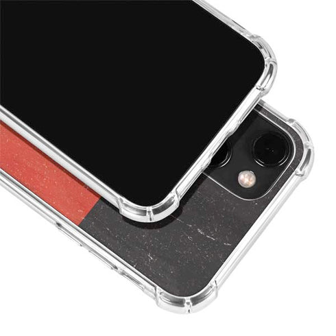 German Flag Distressed iPhone 14 Clear Case