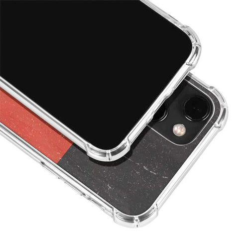 German Flag Distressed iPhone 14 Plus Clear Case