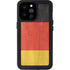 German Flag Distressed iPhone 14 Pro Max Waterproof Case