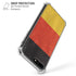 German Flag Distressed iPhone 7/8 Plus Clear Case