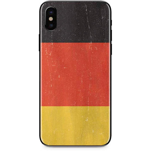German Flag Distressed iPhone 8 Skin