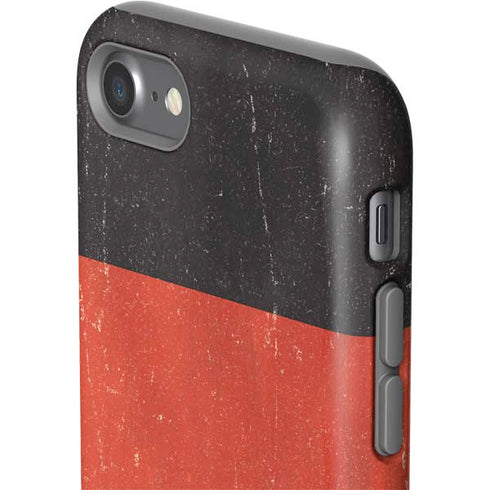 German Flag Distressed iPhone SE (2nd & 3rd Gen) Pro Case