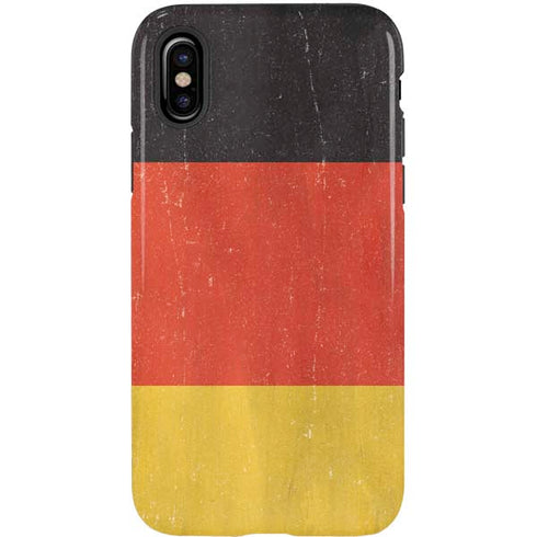 German Flag Distressed iPhone X Pro Case