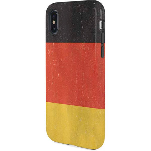 German Flag Distressed iPhone XS Pro Case