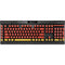 German Flag Distressed K95 RGB PLATINUM Mechanical Gaming Keyboard Skin
