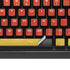 German Flag Distressed K95 RGB PLATINUM Mechanical Gaming Keyboard Skin