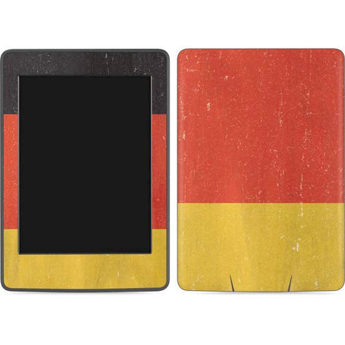 German Flag Distressed Amazon Kindle Skin
