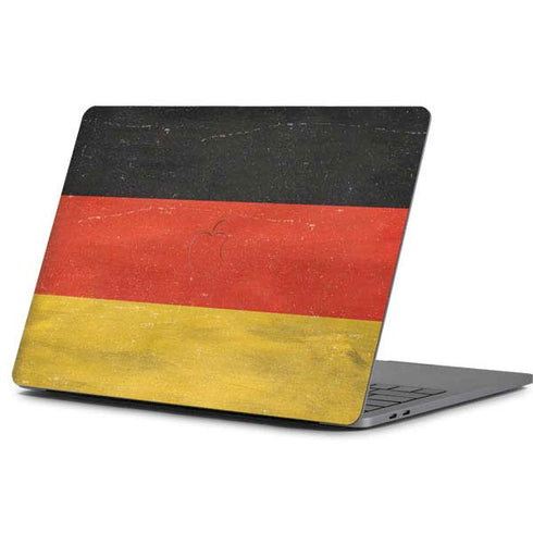 German Flag Distressed Apple MacBook Pro 13-inch Skin
