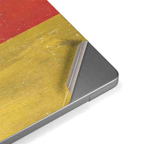 German Flag Distressed MacBook Pro 14in (2021-24) Skin