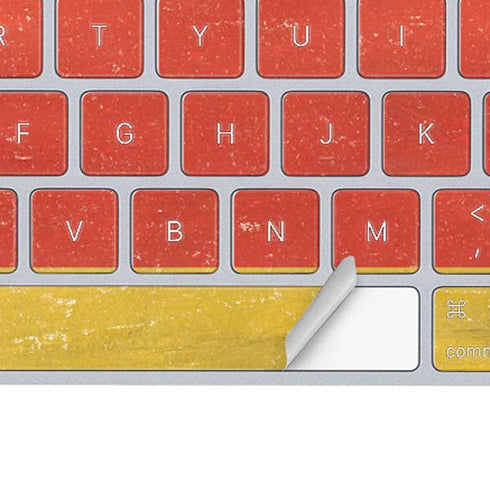German Flag Distressed Magic Keyboard Skin