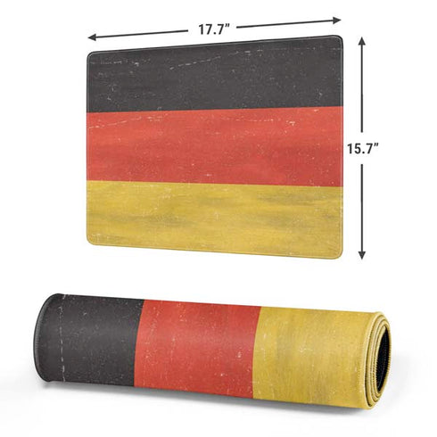 German Flag Distressed Gaming Mouse Pad