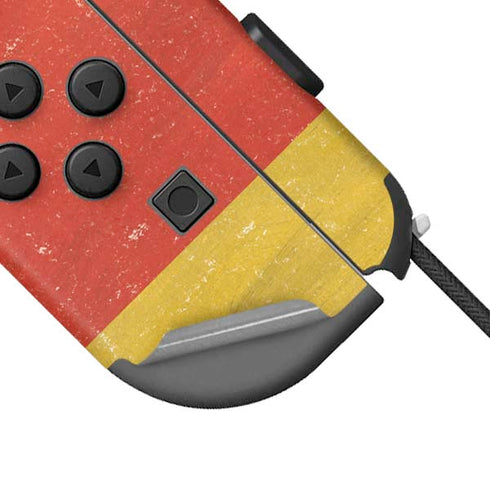 German Flag Distressed Nintendo Joy-Con (L/R) Controller Skin