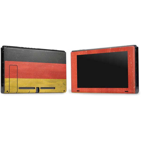 German Flag Distressed Nintendo Switch Bundle Skin