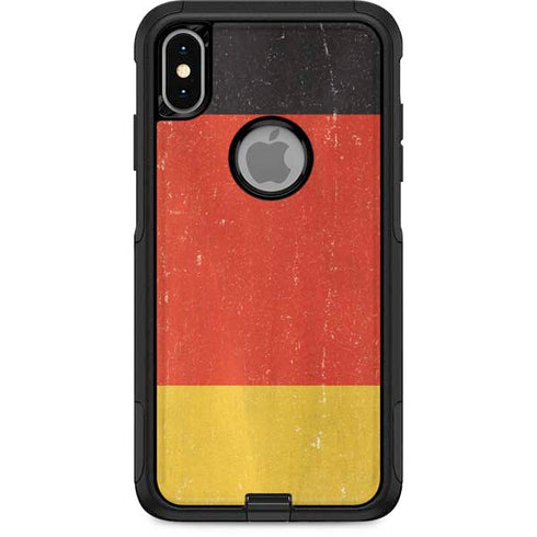 German Flag Distressed Otterbox Commuter iPhone Skin