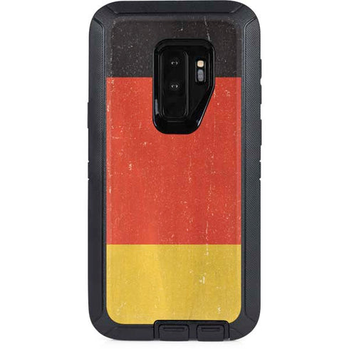 German Flag Distressed Otterbox Defender Galaxy Skin