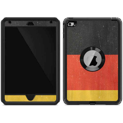 German Flag Distressed Otterbox Defender iPad Skin