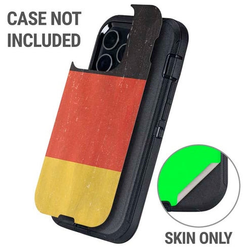 German Flag Distressed Otterbox Defender iPhone Skin