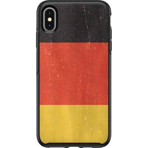 German Flag Distressed Otterbox Symmetry iPhone Skin