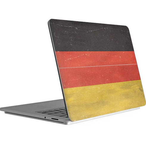 German Flag Distressed Surface Laptop Studio Skin