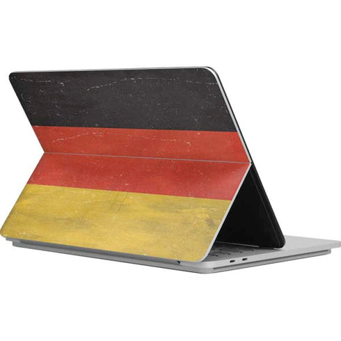 German Flag Distressed Surface Laptop Studio Skin