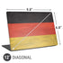 German Flag Distressed Universal Laptop 12in (9.8 x 6.8in) Skin