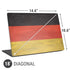 German Flag Distressed Universal Laptop 18in (14.6 x 10.6in) Skin