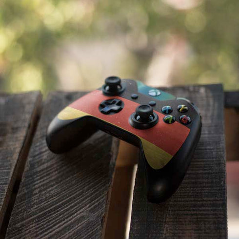 German Flag Distressed Xbox One Controller Skin