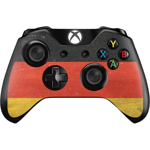German Flag Distressed Xbox One Controller Skin