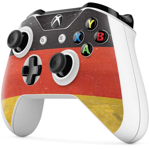 German Flag Distressed Xbox One S Controller Skin