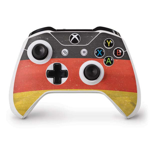 German Flag Distressed Xbox One S Controller Skin