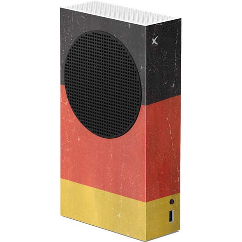 German Flag Distressed Xbox Series S Console Skin