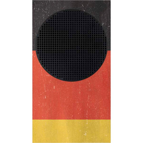German Flag Distressed Xbox Series S Console Skin