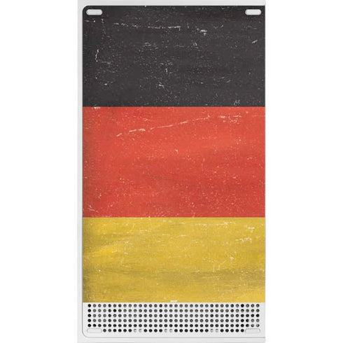 German Flag Distressed Xbox Series S Console Skin